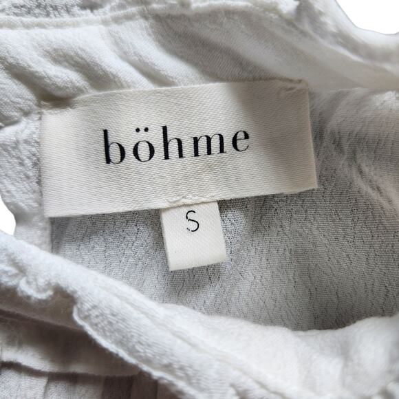 Böhme elegant white women's blouse size S - Picture 5 of 8